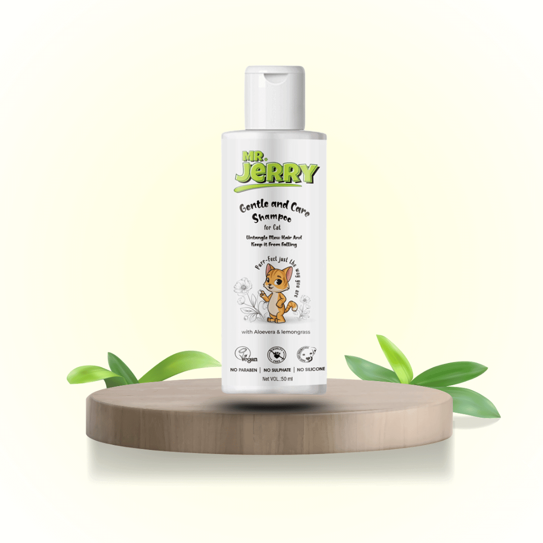 Mr. Jerry Cat Shampoo with Aloe Vera & Lemon Grass (50ml) - Mr.Jerry website