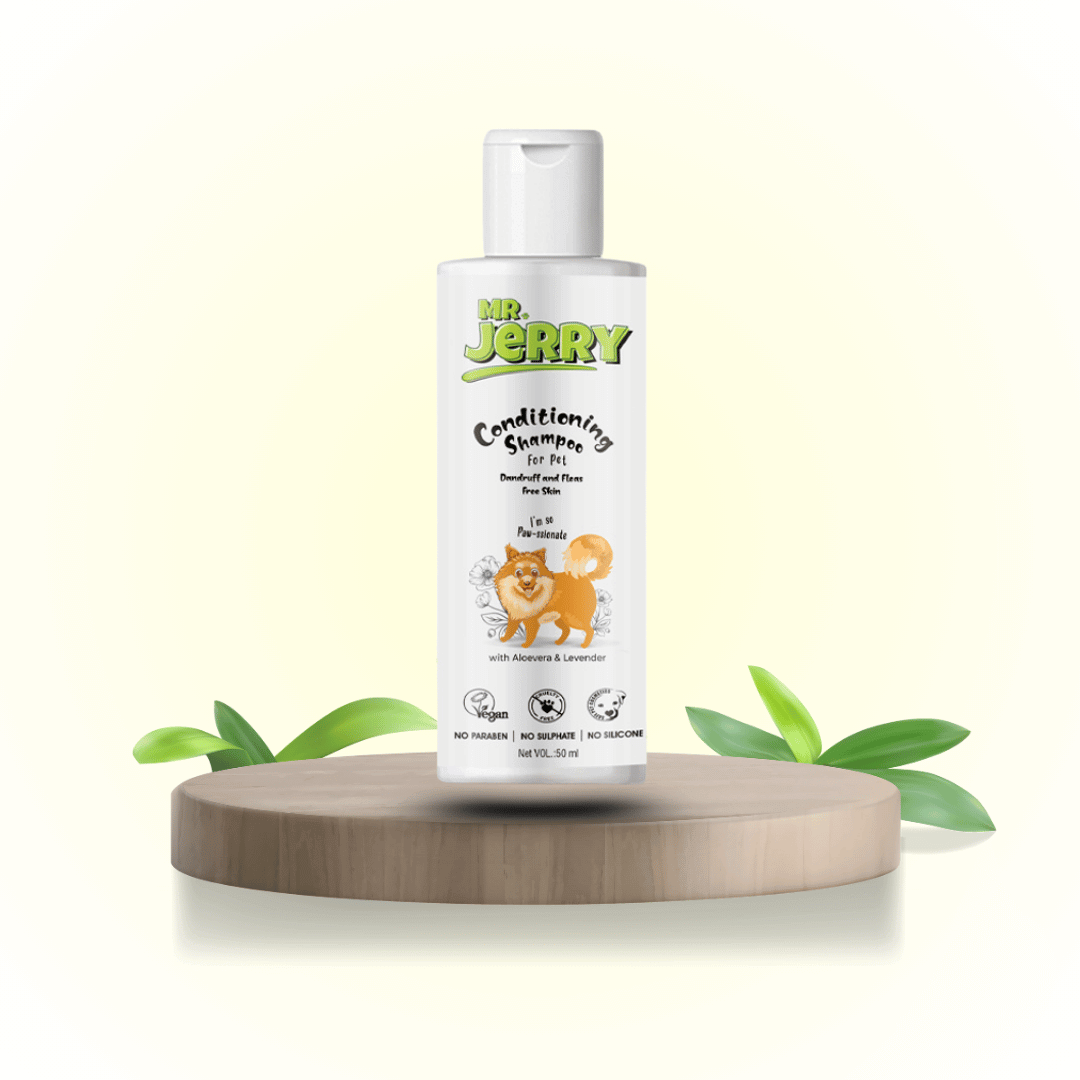 Mr. Jerry Conditioning Shampoo for Dogs with Aloe Vera & Lavender (50ml) - Mr.Jerry website