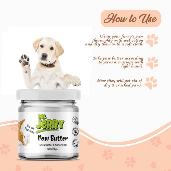 Mr . Jerry Paw Butter  Shea Butter & Almond Oil