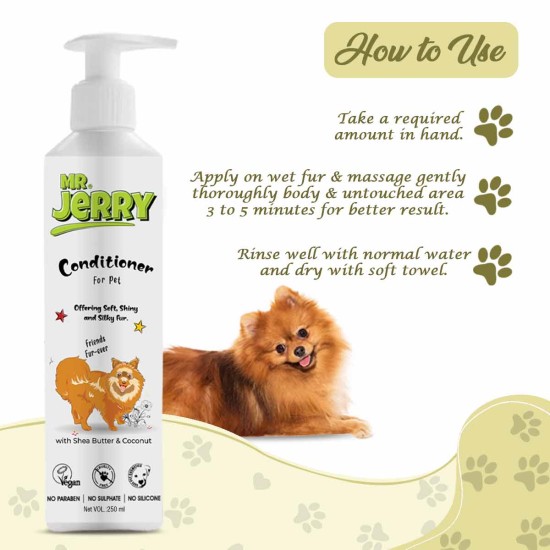 Mr . Jerry Pet Conditioner Shea Butter with Coconut